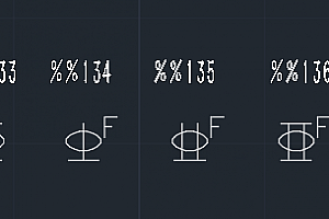 在CAD软件中如何输入钢筋符号,CAD钢筋符号字体字体?
