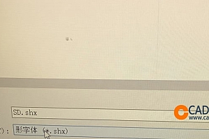 SD.shx字体下载安装,打开图纸提示少shx字体,图纸有问号??有乱码解决办法 – CAD字体网