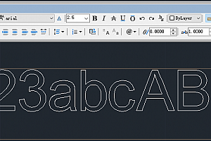 ARIAL.SHX – shx格式双线条空心字体稀缺字体下载安装AutoCAD软件字体 – CAD字体网