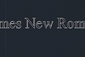 Times New Roman.shx = 新罗马字体,空心字体,字体CAD字体下载安装AutoCAD字体浩辰CAD中望CAD天正CASS软件字体 – CAD字体网