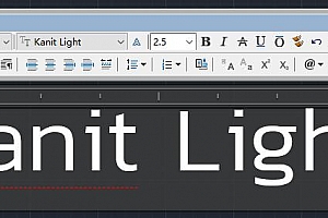 Kanit Light字体下载安装CAD字体AutoCAD字体浩辰CAD字体中望CAD字体天正字体CASS软件字体 – CAD字体网