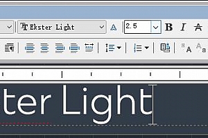 Ekster Light稀有字体字体下载AutoCAD软件浩辰CAD软件中望CAD软件天正软件字体 – CAD字体网