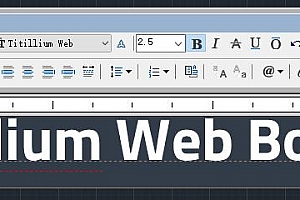 Titillium Web Bold = Titillium Web 粗体效果字体下载AutoCAD字体浩辰CAD字体中望CAD字体天件字体 – CAD字体网