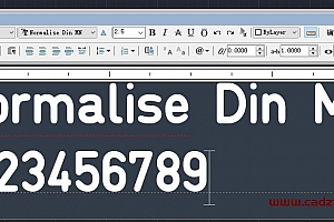 Normalise Din MN字体下载安装AutoCAD字体浩辰CAD字体中望CAD字体天件字体 – CAD字体网